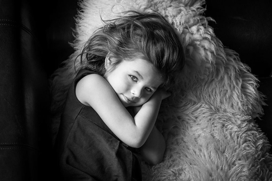 Schwarzweiss Mädchenfotografie Schwarzweiss Kinderfotografie, Mädchen in Schwarzweiss